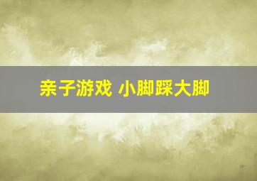 亲子游戏 小脚踩大脚